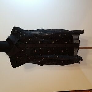 Hot Topic Sheer Celestial Swing Tank Top